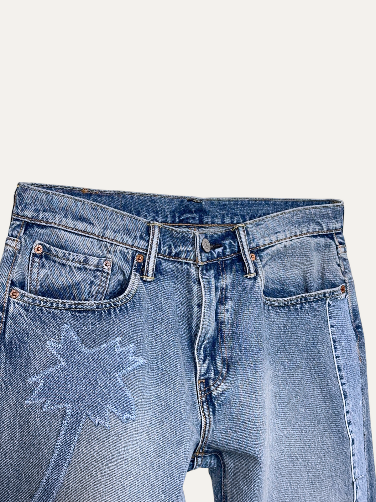 Vintage Levi's 502 Straight Jeans in blue, unisex, size W32 L32 – second-hand