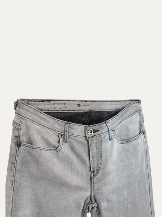 Vintage Levi's Legging Skinny Jeans in grey, women's, size W25 – second-hand