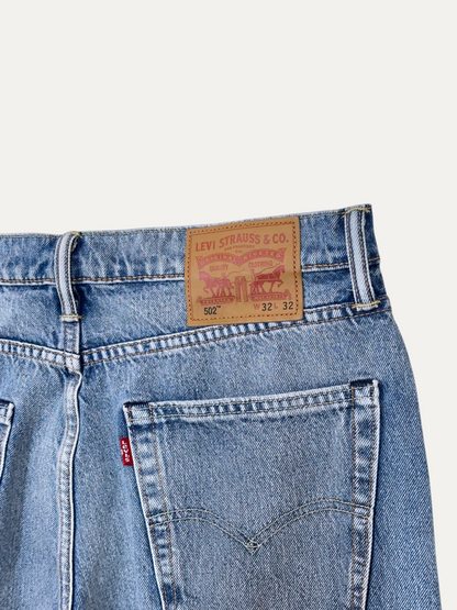 Vintage Levi's 502 Straight Jeans in blue, unisex, size W32 L32 – second-hand