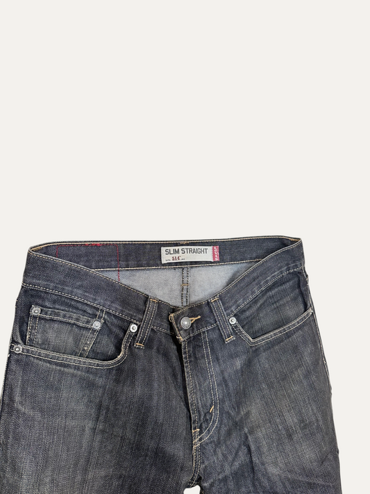 Vintage Levi's 514 Straight Jeans in blue, unisex, size W31 L34 – second-hand
