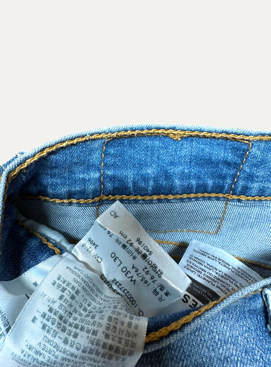 Vintage Levi's 512 Slim Jeans in blue, men's, size W30 L30 – second-hand