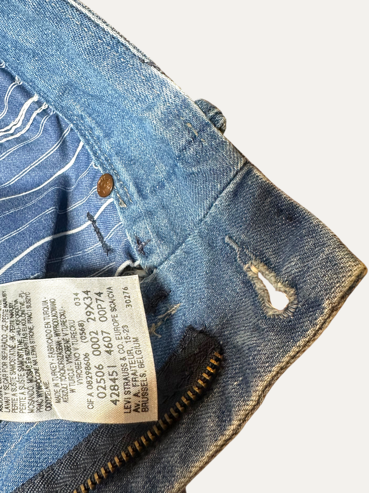Vintage Levi's 511 Slim Jeans in blue, men's, size W29 L34 – second-hand