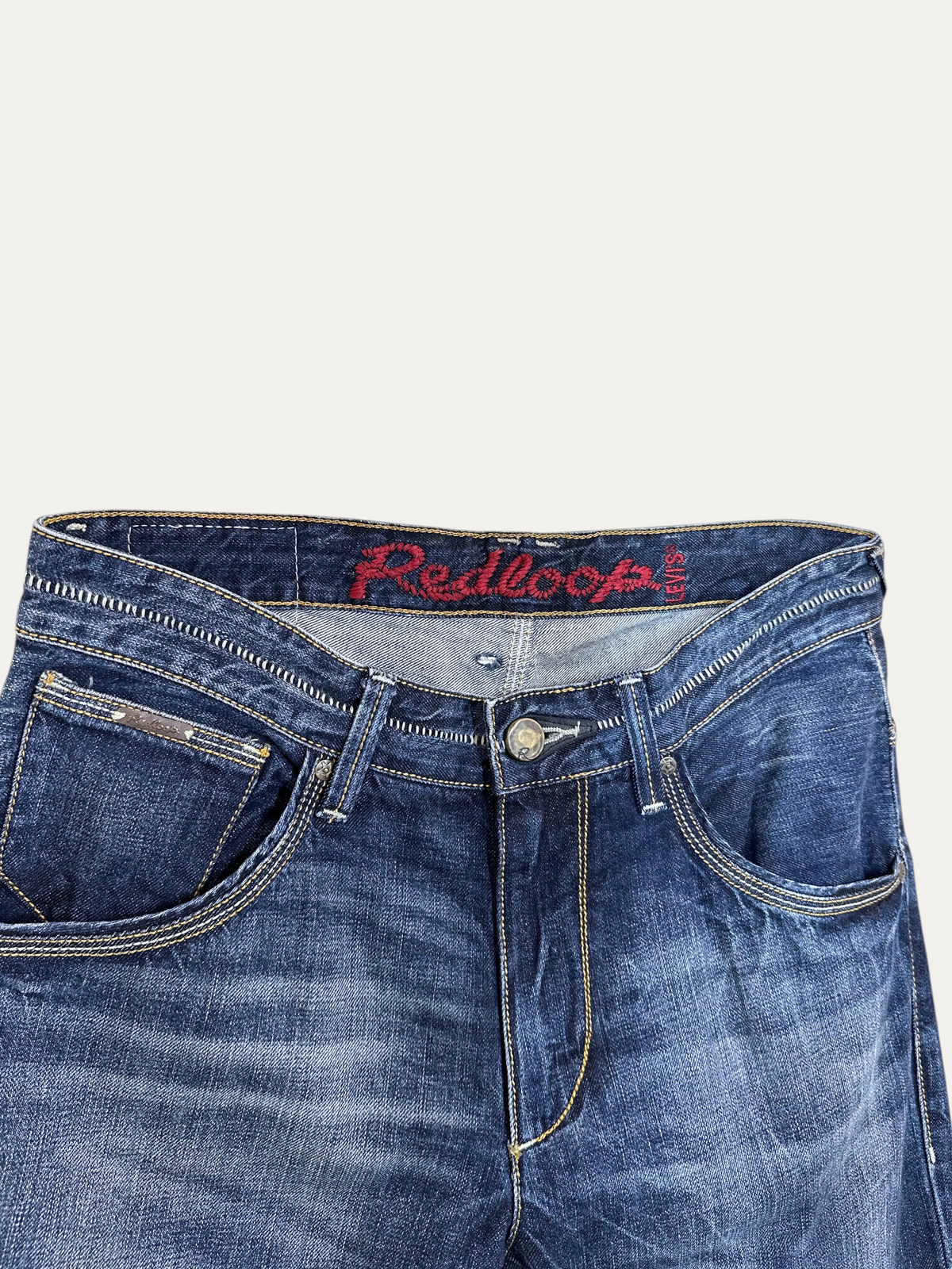 Vintage Levi's Redloop Straight Jeans in blue, women's, size W34 L34 – second-hand