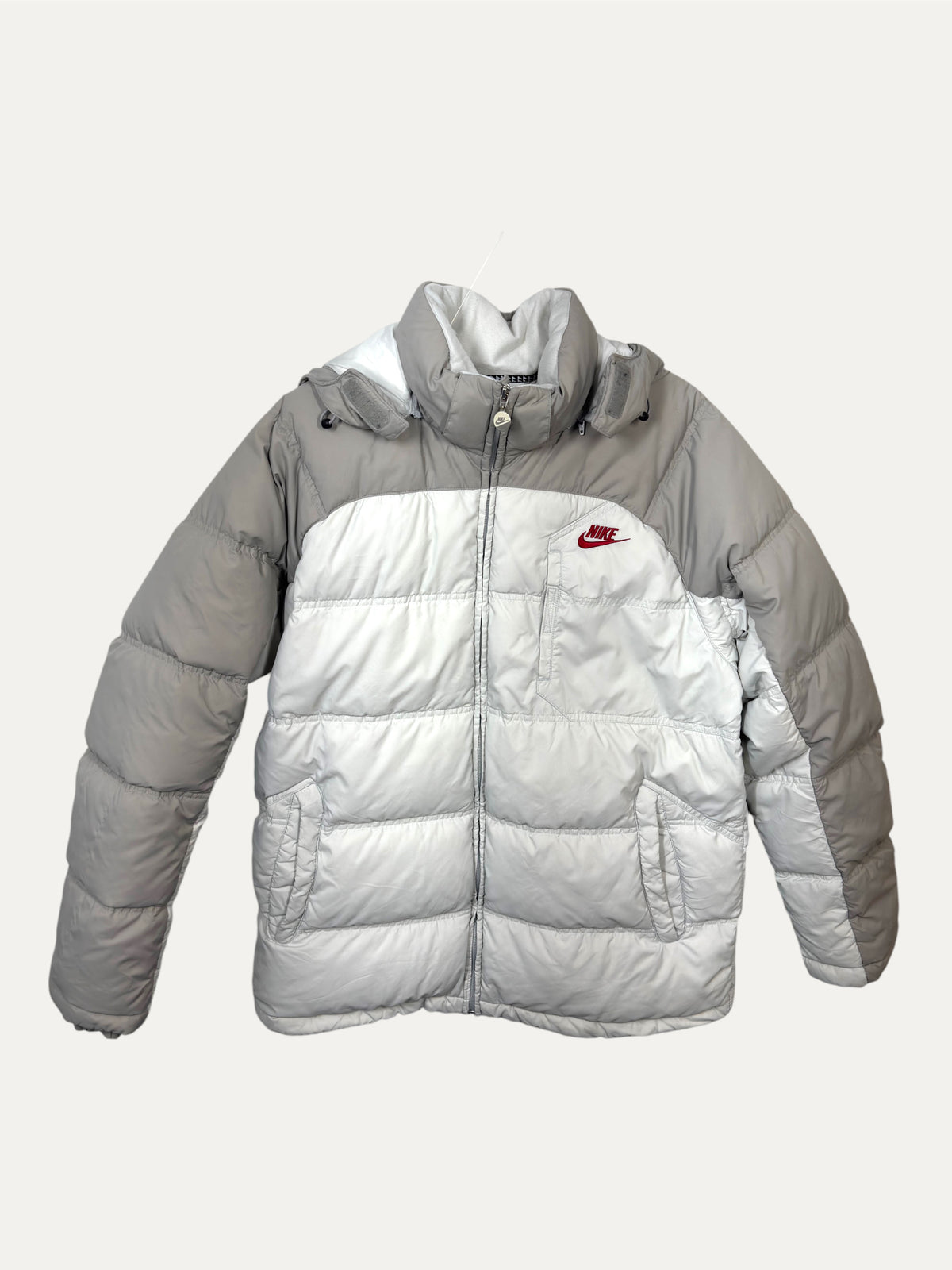 Vintage Nike Jacket in grey, men's, size L – second-hand
